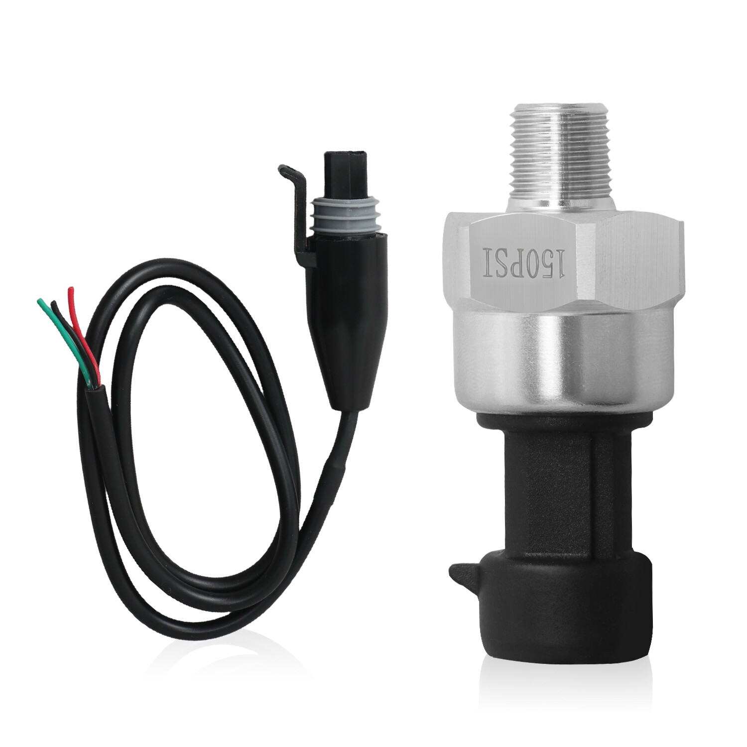 150PSI 1/8″NPT Thread Pressure Sender Transmitter for Oil Fuel Gas Water Air