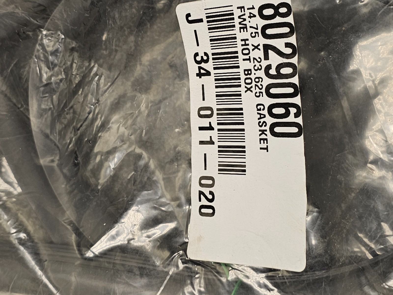 8029060 14.75 in x 23.625 in Gasket FWE HOT BOX fits Mavrik