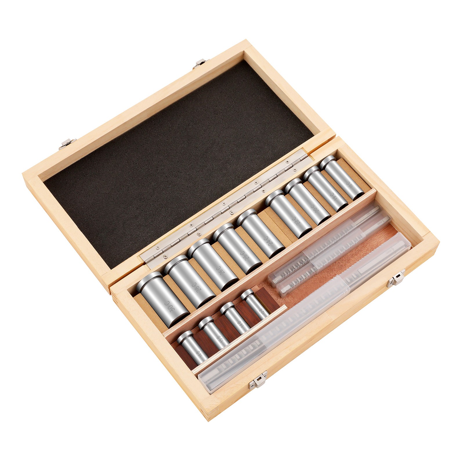 22pcs Keyway Broach Kit Metric Size Set HSS CNC Metalworking Tool