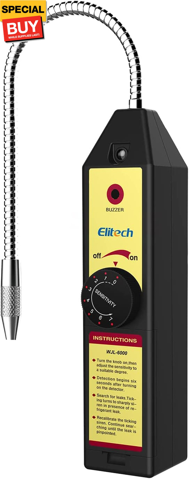 WJL-6000/WJL-6000S/CLD-100 Freon Leak Detector Halogen Gas Tester HVAC Refrigera