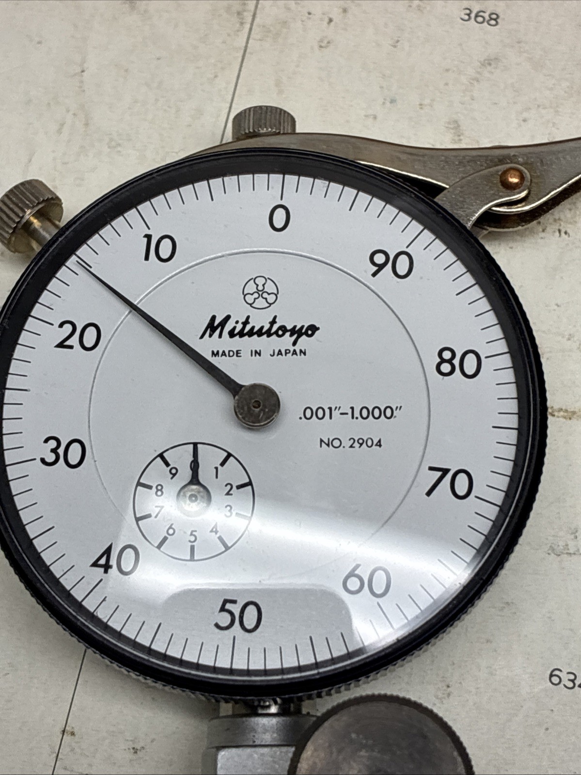 Mitutoyo No. 2904 Dial Depth Gage Machinist Tools Code 7217 2.5”-8”