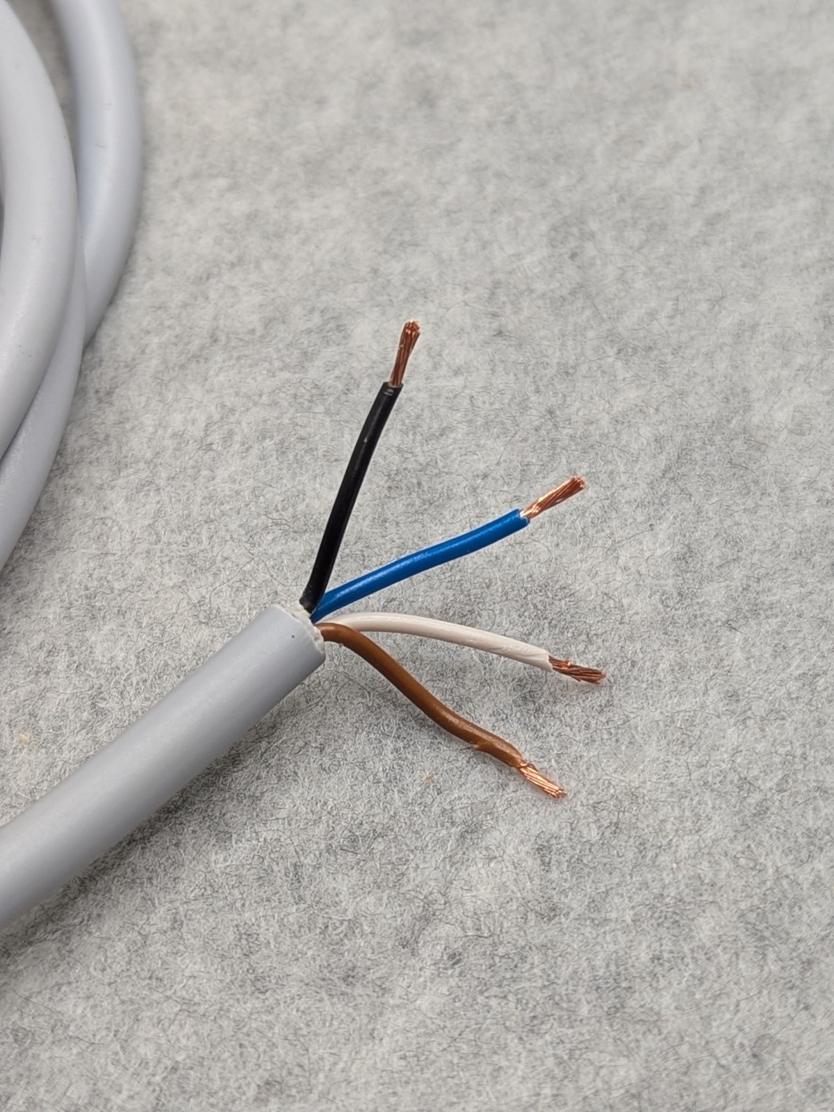 M12 Female Straight 4 Pin Connector Aviation Electrical Socket Cable 2M / 5′