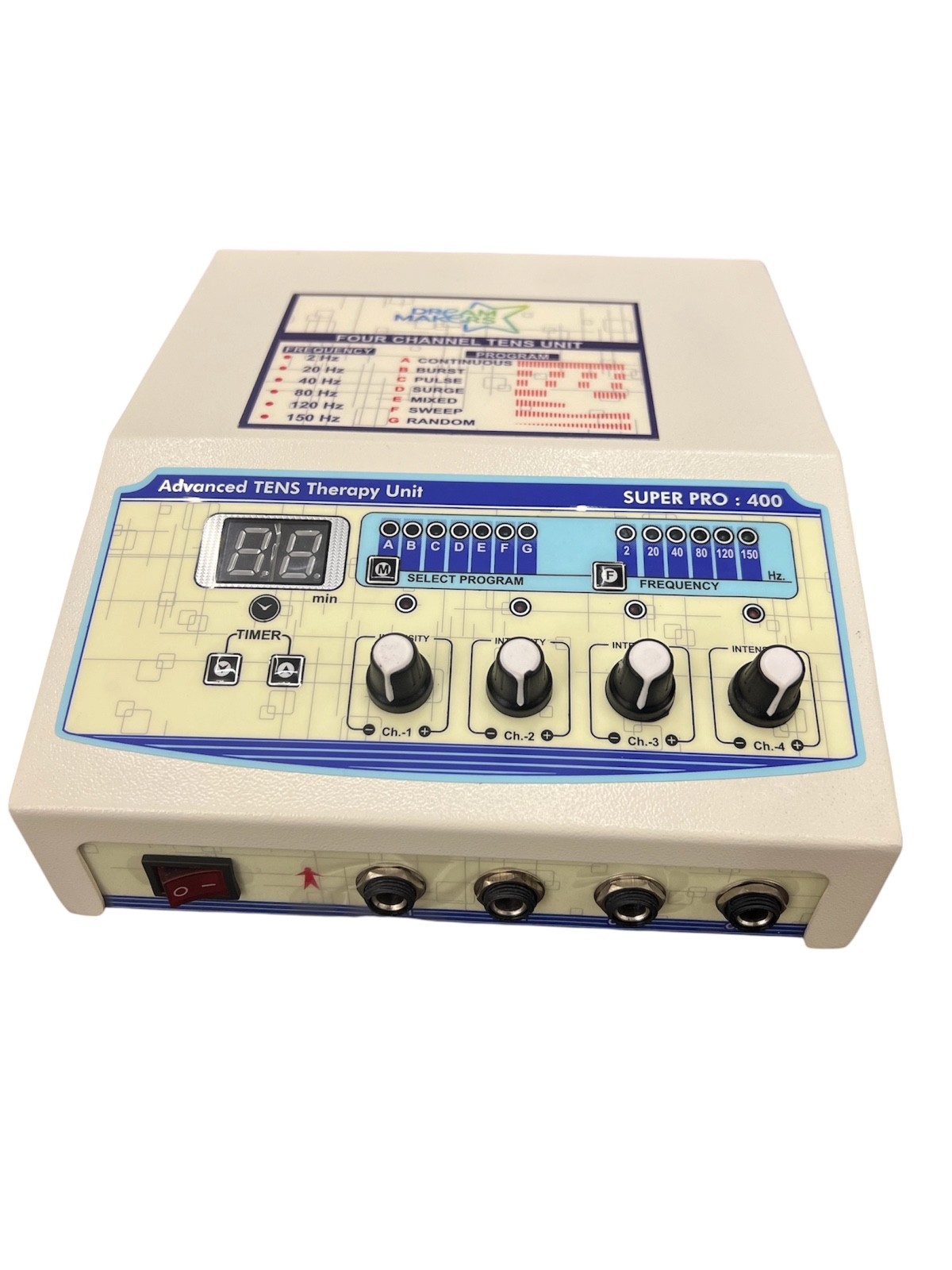Professional Electrotherapy Physical Therapy Machine Prof 4 channel Therapy unit