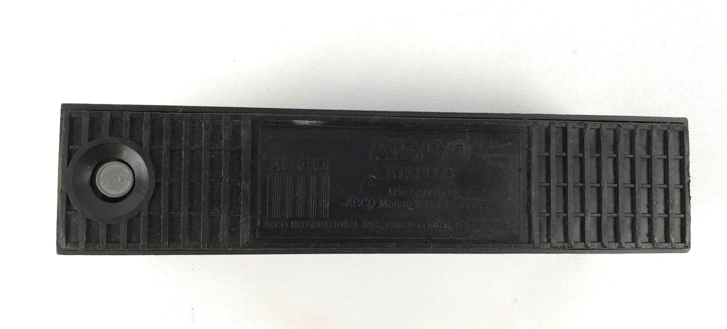 Vintage ACCO 30 Stapler Paperweight USA Black Buy It For Life
