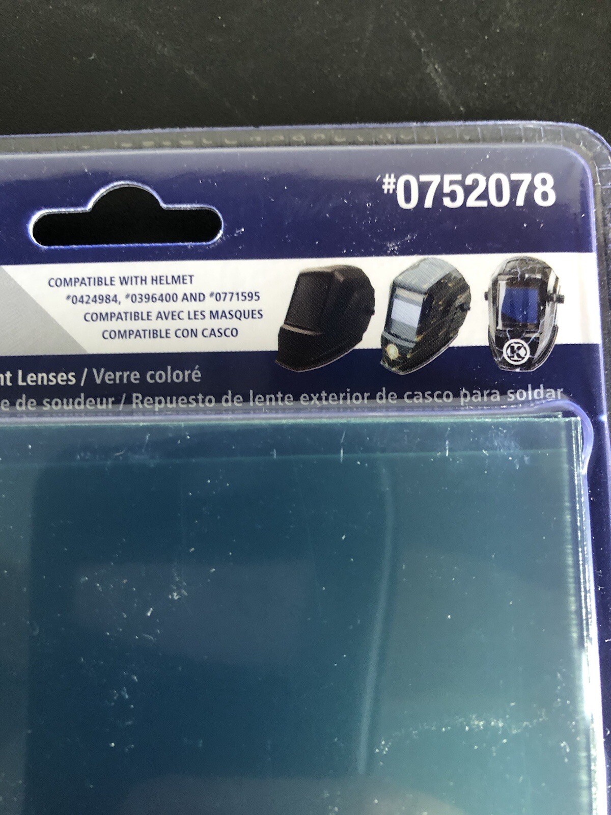 Kobalt Welding Helmet Outer Replacement Lens 0752078 5-1/4” X 4-1/2” 4-Pack New