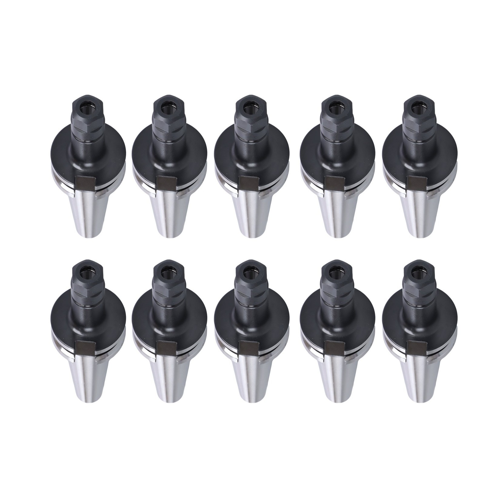 10x CAT40-ER16 Collet Chuck 70mm 2.76″ G2.5 20000RPM CNC Milling Tool