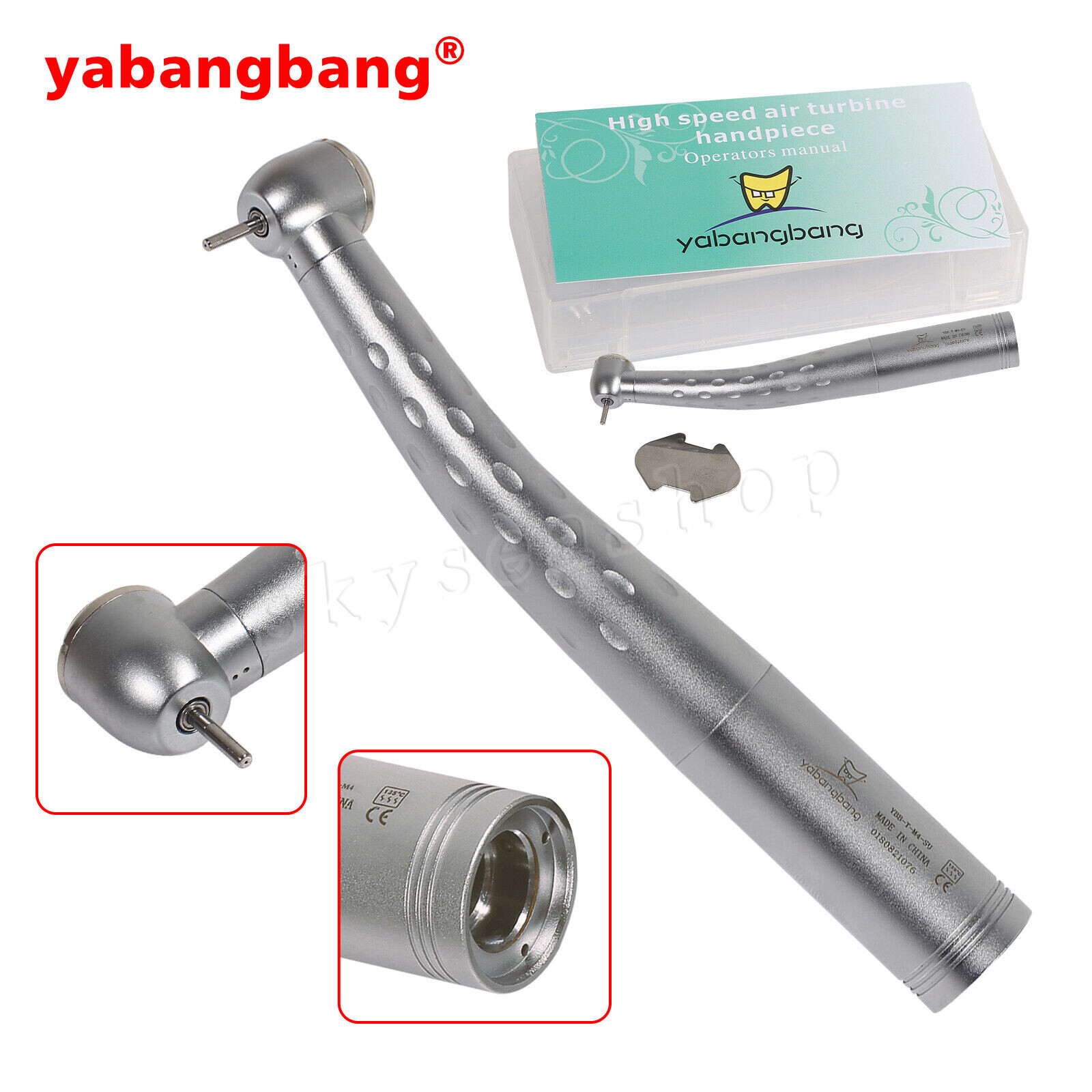1-10 Yabang Dental High Speed Handpiece Large Head torque fit for KaV USA