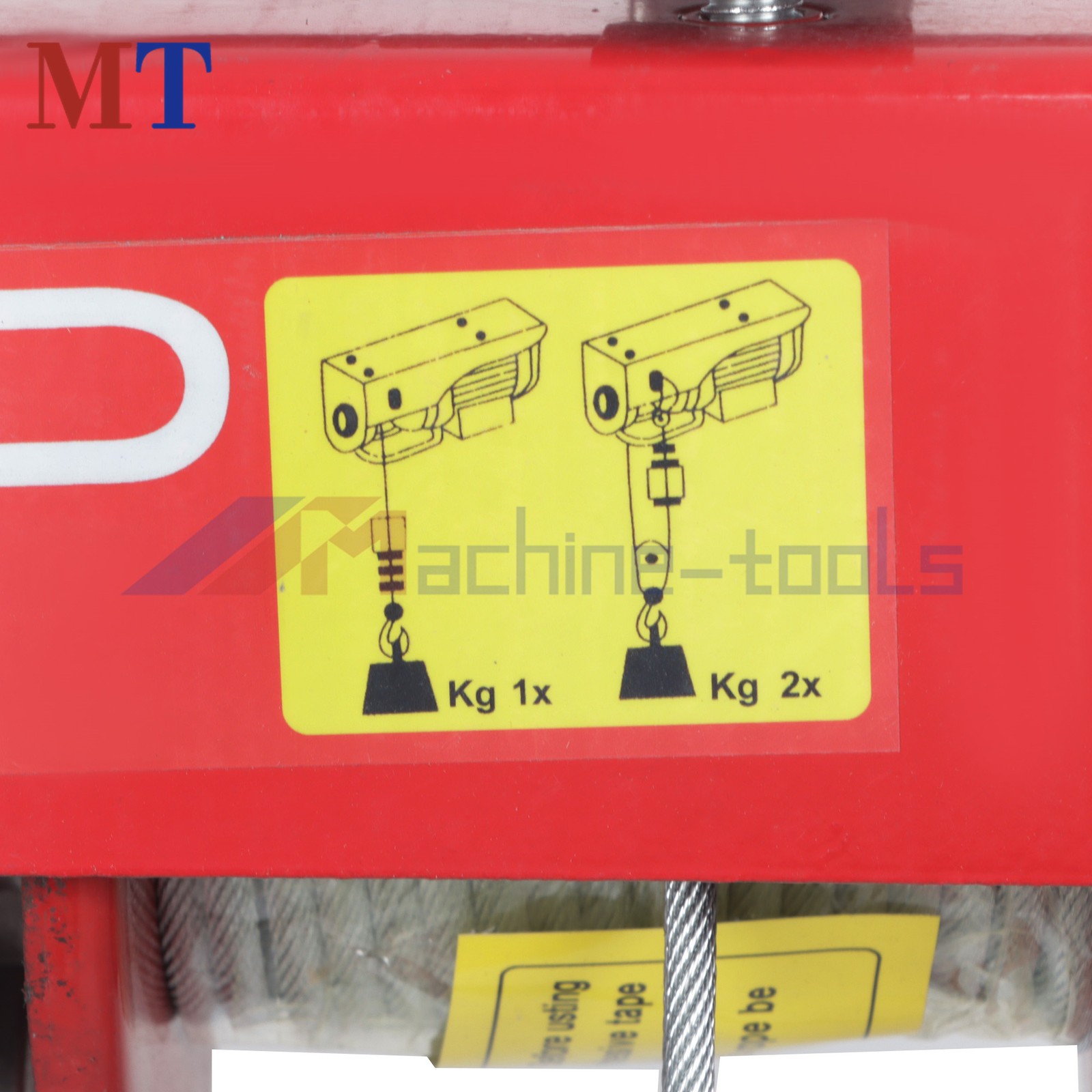PA800 Electric Hoist 1760lbs Crane Winch w/ Wired Remote Control 1350W 110V