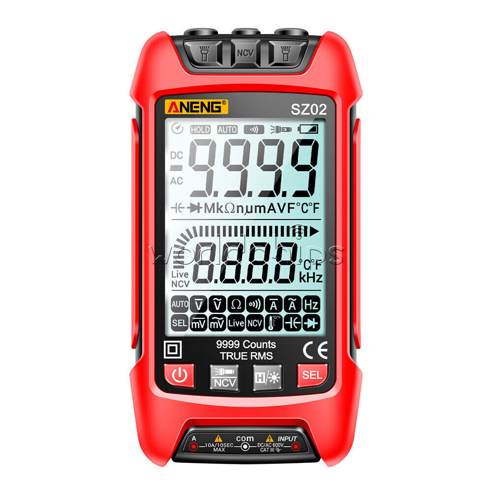 ANENG SZ01 SZ02 Backlight Digital Handheld Multimeter AC/DC Voltage Current NCV