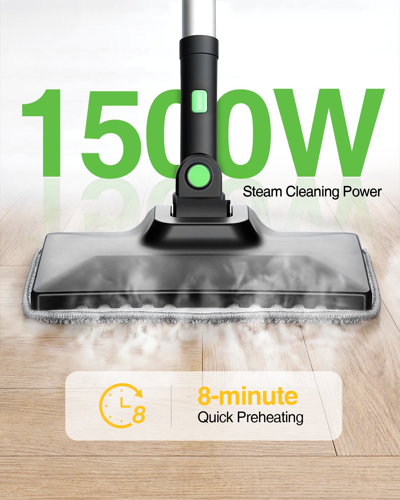 Taskstar 1500w Powerful High Pressure Steam Cleaner for Deep Cleaning 22 Tools