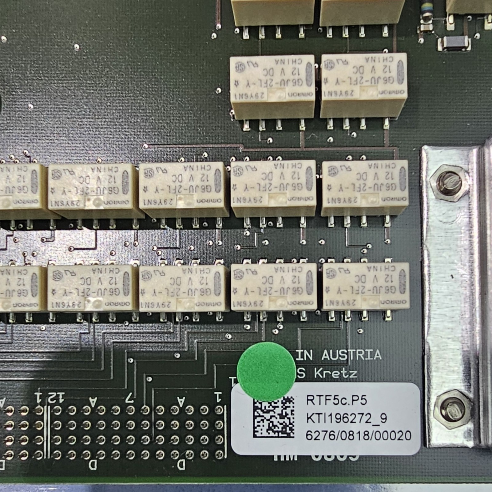 GE Voluson E6/E8 Beamformer Probe Assy Replacement Board KTI196272_9 RTF5c.P5