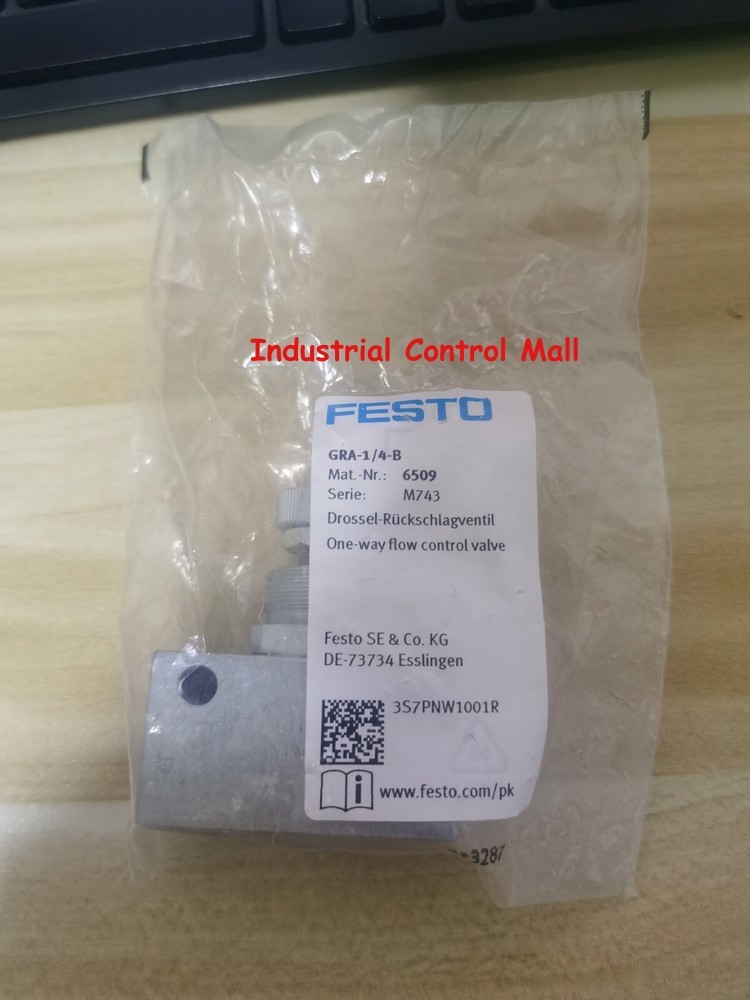1PC New For Festo GRA-1/4-B 6509 Valve GRA1/4B Free delivery One year warranty