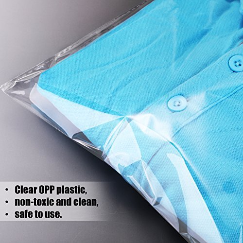 9 X 13 Inch Clear Poly Bags resealable Tshirt Bags Self Seal Cellophane Bags