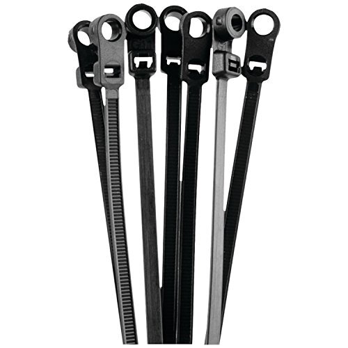 Install Bay BMCT11 Black Mount 50-Pound Standard Packaging Cable Tie 11-Inch