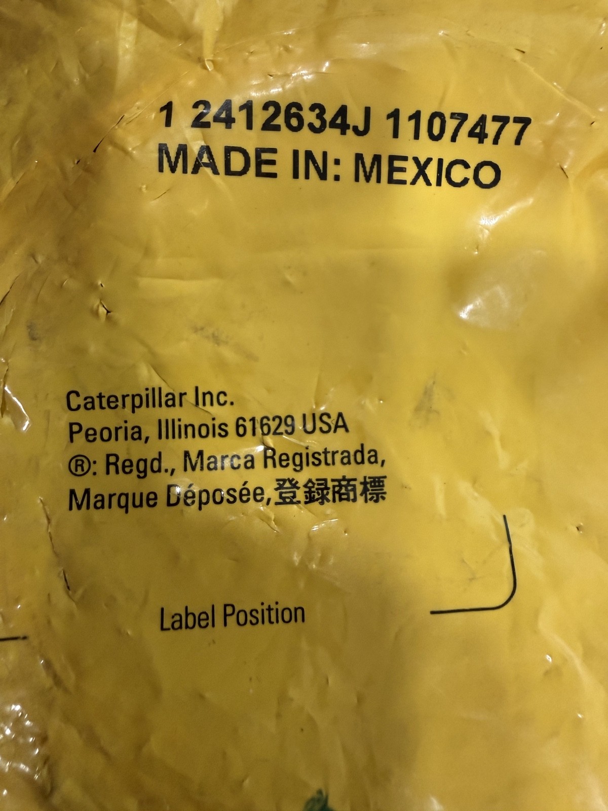 Authentic Caterpillar Cat Clamp 241-2634J 2412634J