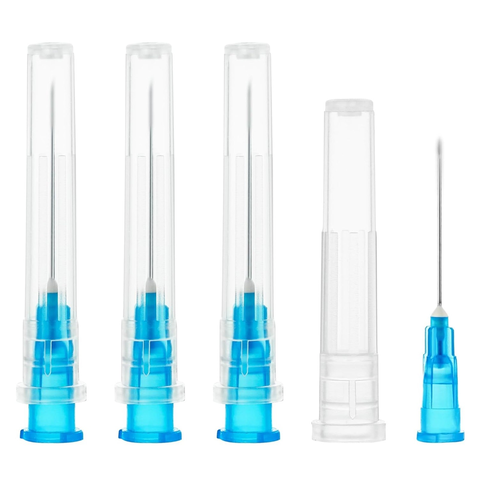 23 Gauge 1 Inch Needle Pack of 100 Disposable Luer Lock Lab Dispensing