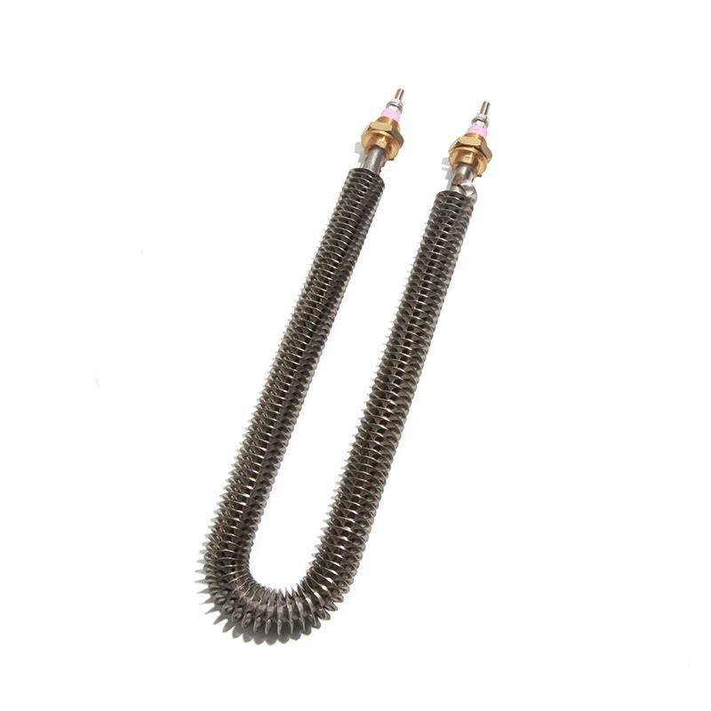 Finned Tubular Heater U Type Air Heating SS Element 304SS 0.8-2KW M18X25mm Oven