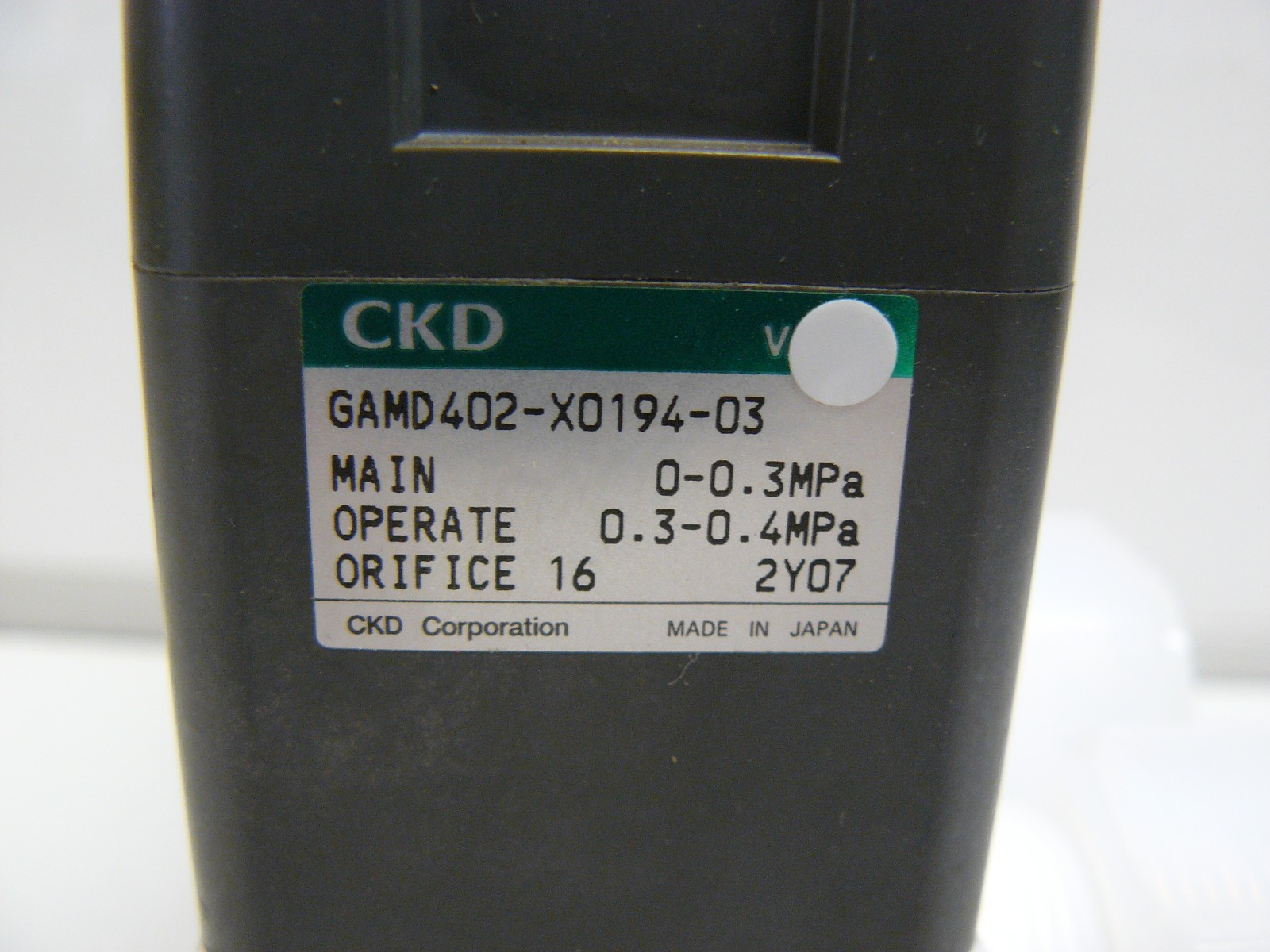 CKD GAMD402-X0194-03 PNEUMATIC ACTUATED CHEMICAL VALVES 0-0.3 MPA NEW