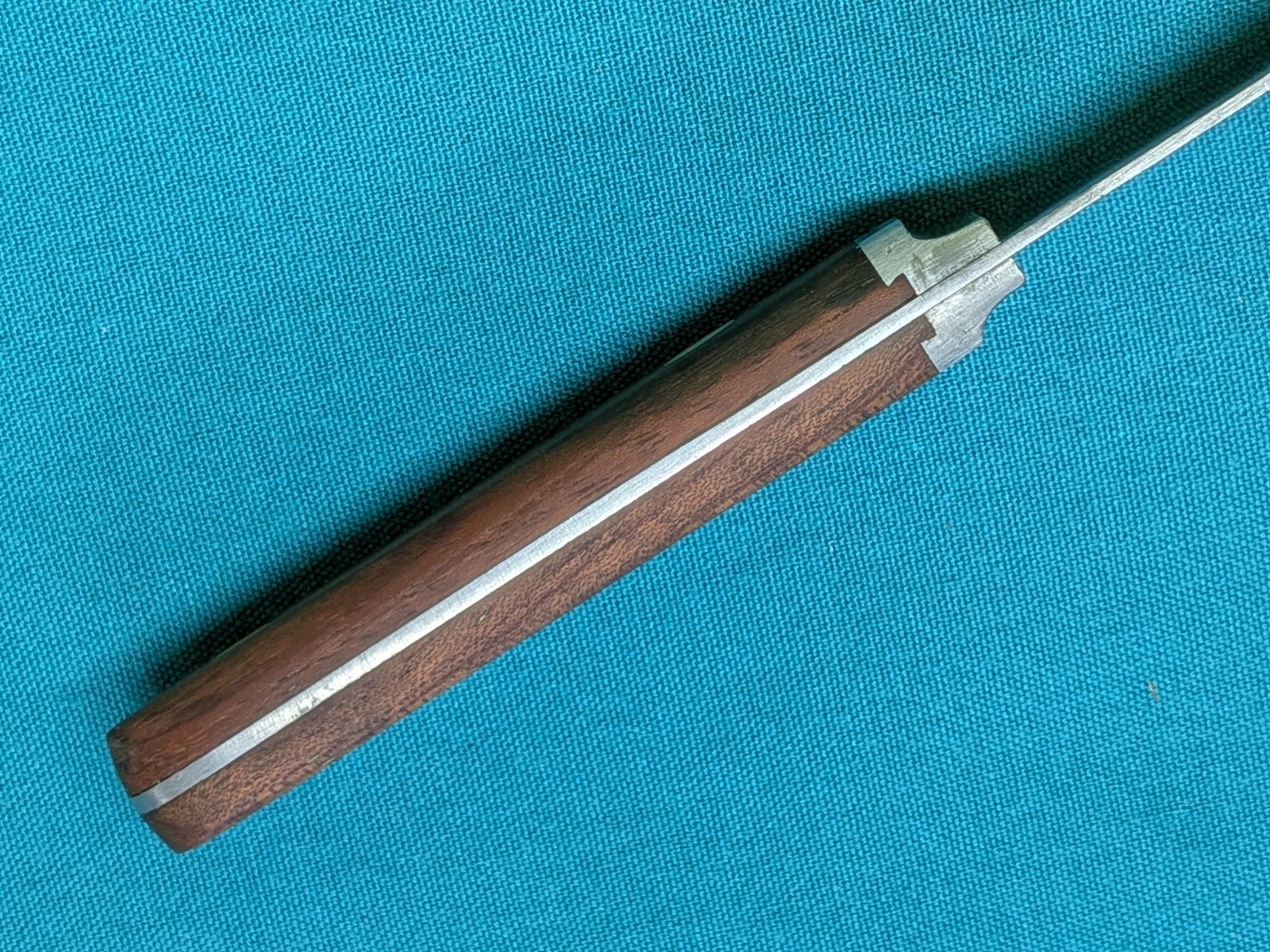 Vintage KERR MFG. Co. Dental Plaster Spatula? Stainless Steel w/ Hardwood Scales