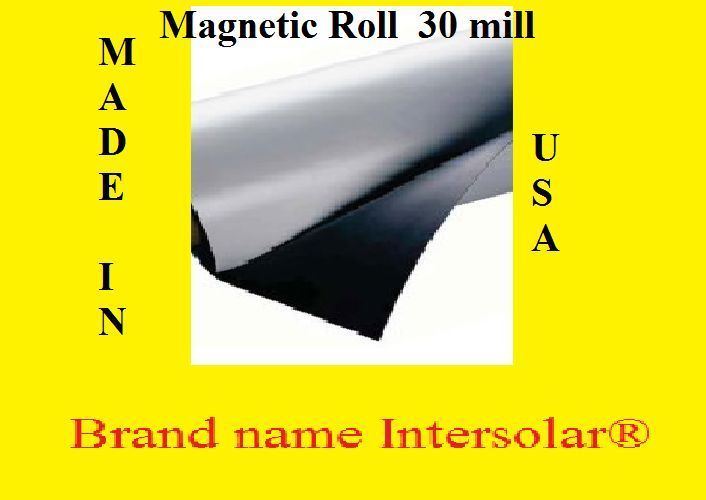Magnetic Roll Sheets 24 inches x 8 feet White Best deal 27.00 USA INTERSOLAR