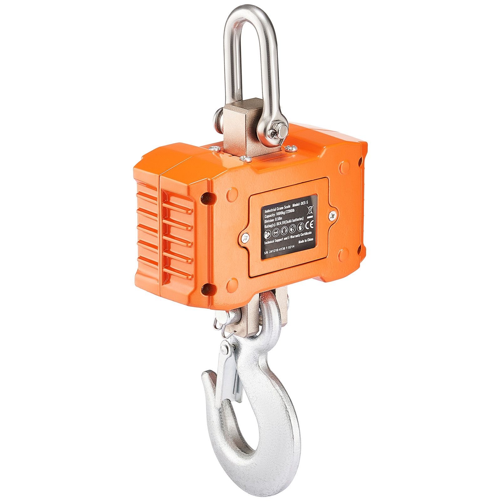 2200 lbs/ 1000 kg Digital Crane Scale with Remote, Heavy Duty Hanging Scale