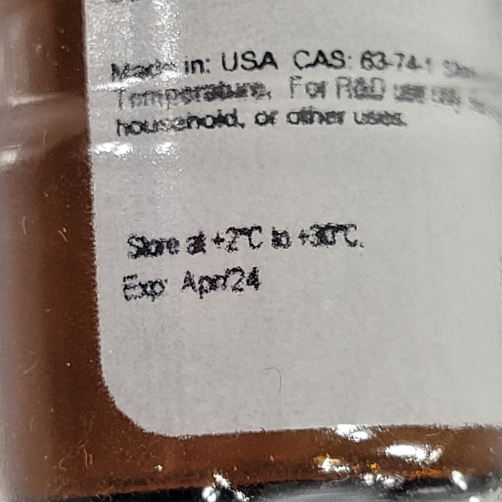 Expired Sigma-Aldrich PHR1093-1G Sulfanilamide Melting Point CRM Standard 1g