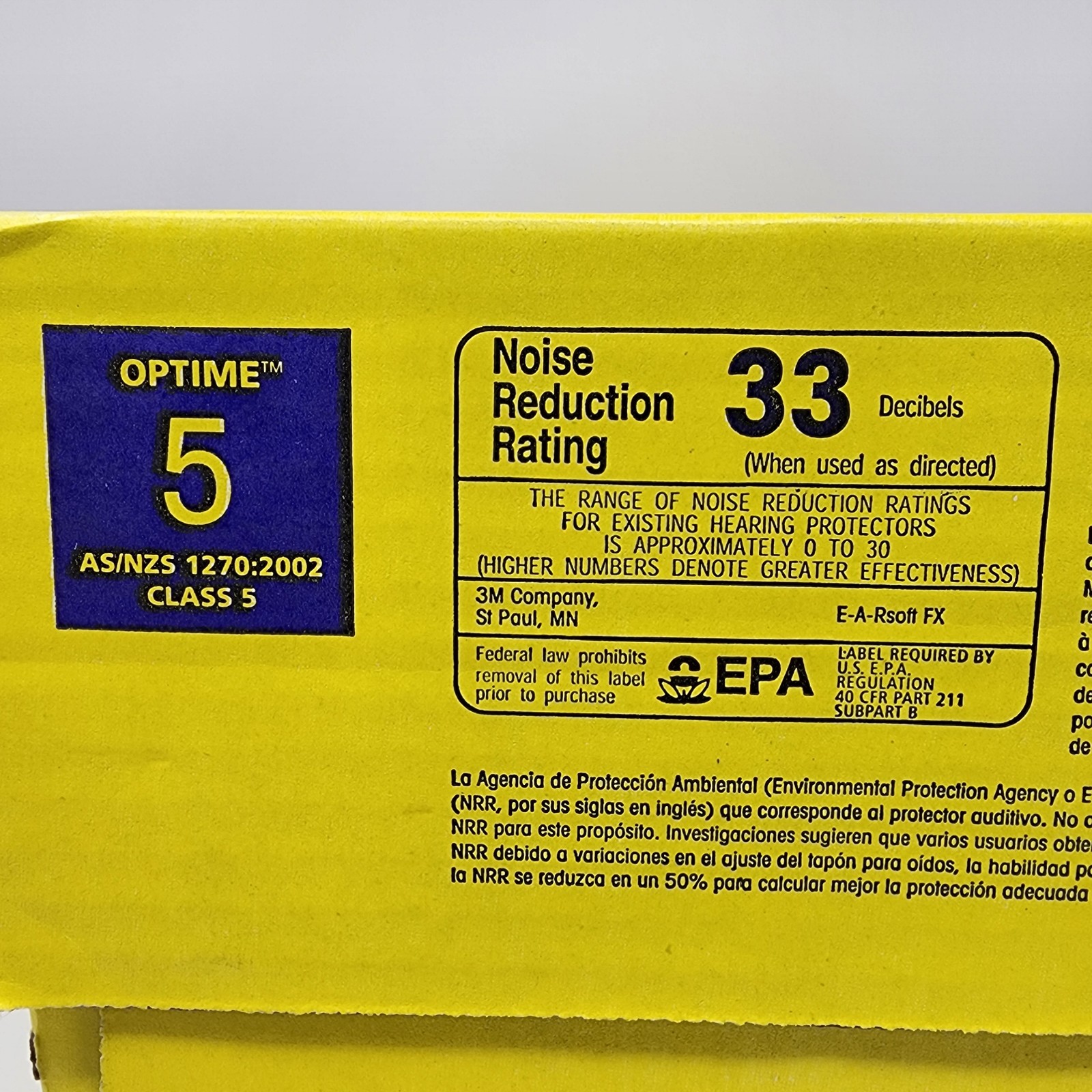 3M E-A-Rsoft FX Earplugs (200 Pairs) Yellow Bell Foam Uncorded 312-1261