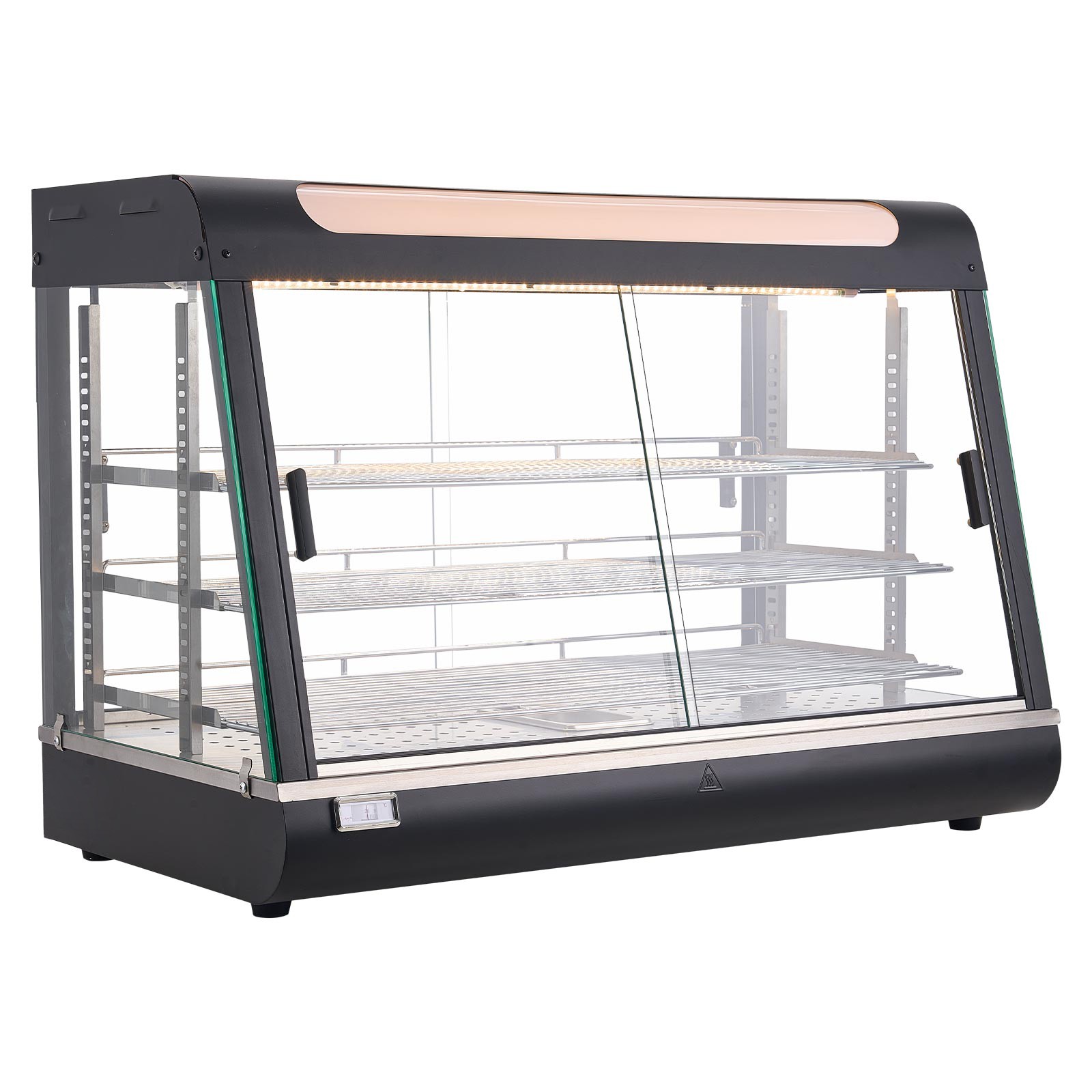 Uimoso 3-Tier 36″ Commercial Food Warmer Display Cabinet w/LED Light 137Qt/130L