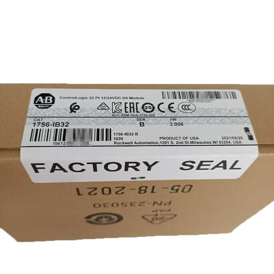 nEW IN BOX Allen-Bradley 1756-IB32 SER B CONTROLOGIX 32 PT DC INPUT MODULE