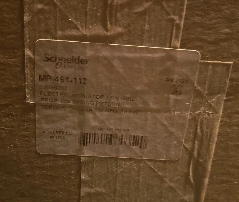 Schneider Electric MP-461 Actuator 120 VAC 50 in-lb SPDT SEALED IN BOX