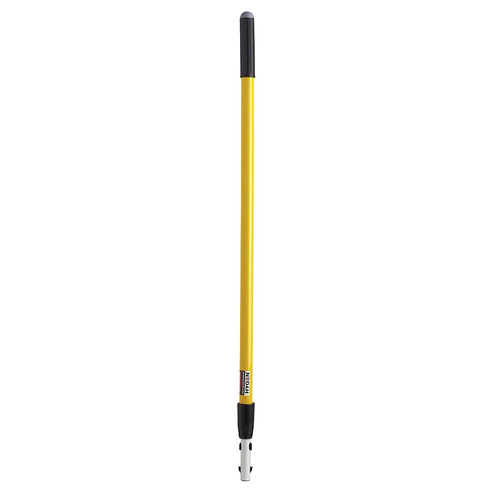 Rubbermaid Commercial Products HYGEN Quick-Connect 4ft – 6ft, Yellow