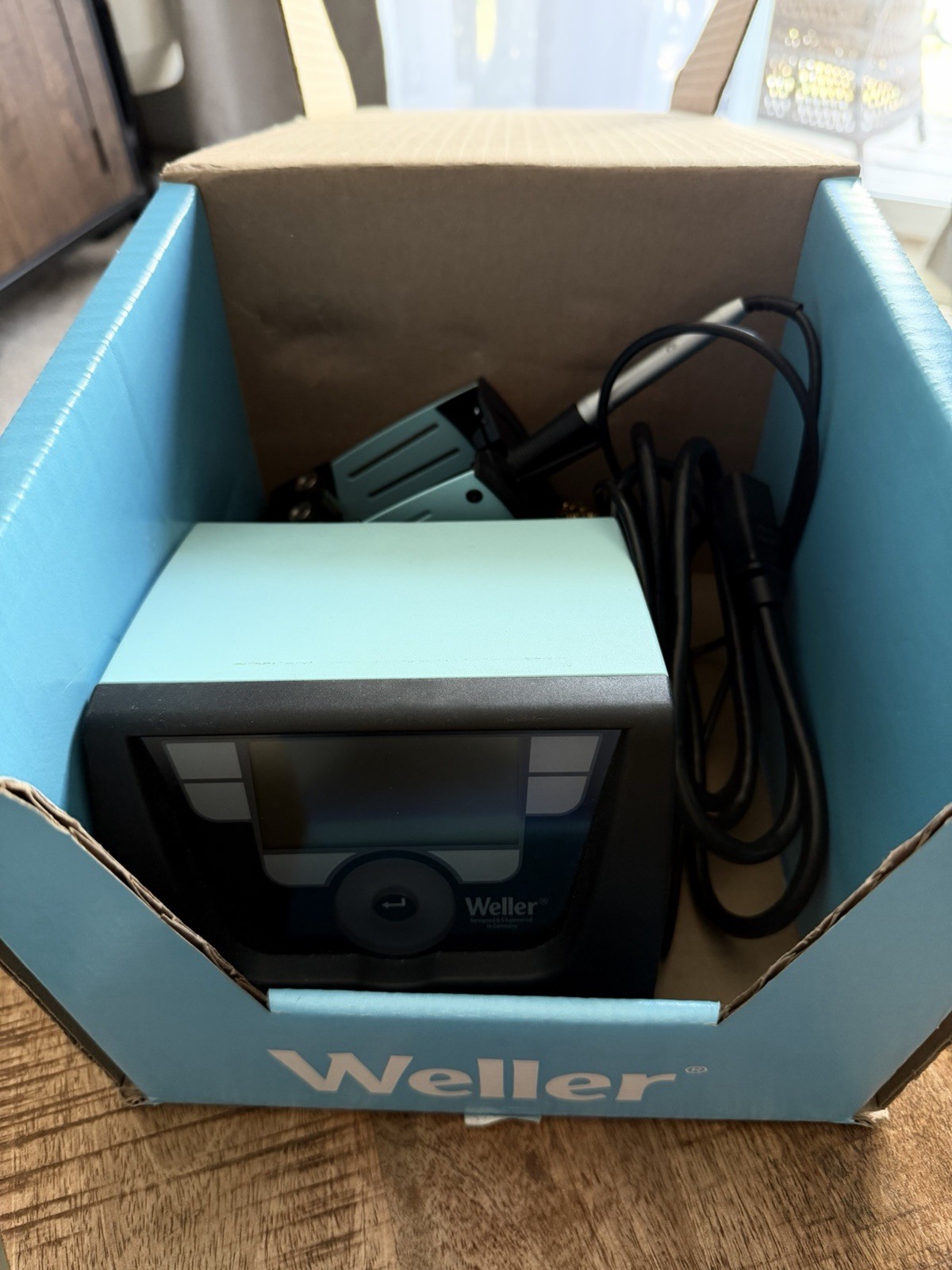 Weller WX2 Blue Black Wired 120/24V 2-Channel Digital Soldering Power Unit