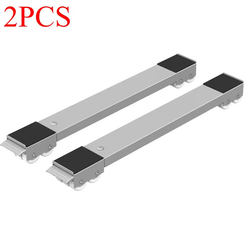 2PCS Adjustable Appliance Dolly Base w/ Wheels for Fridge Washer Dryer