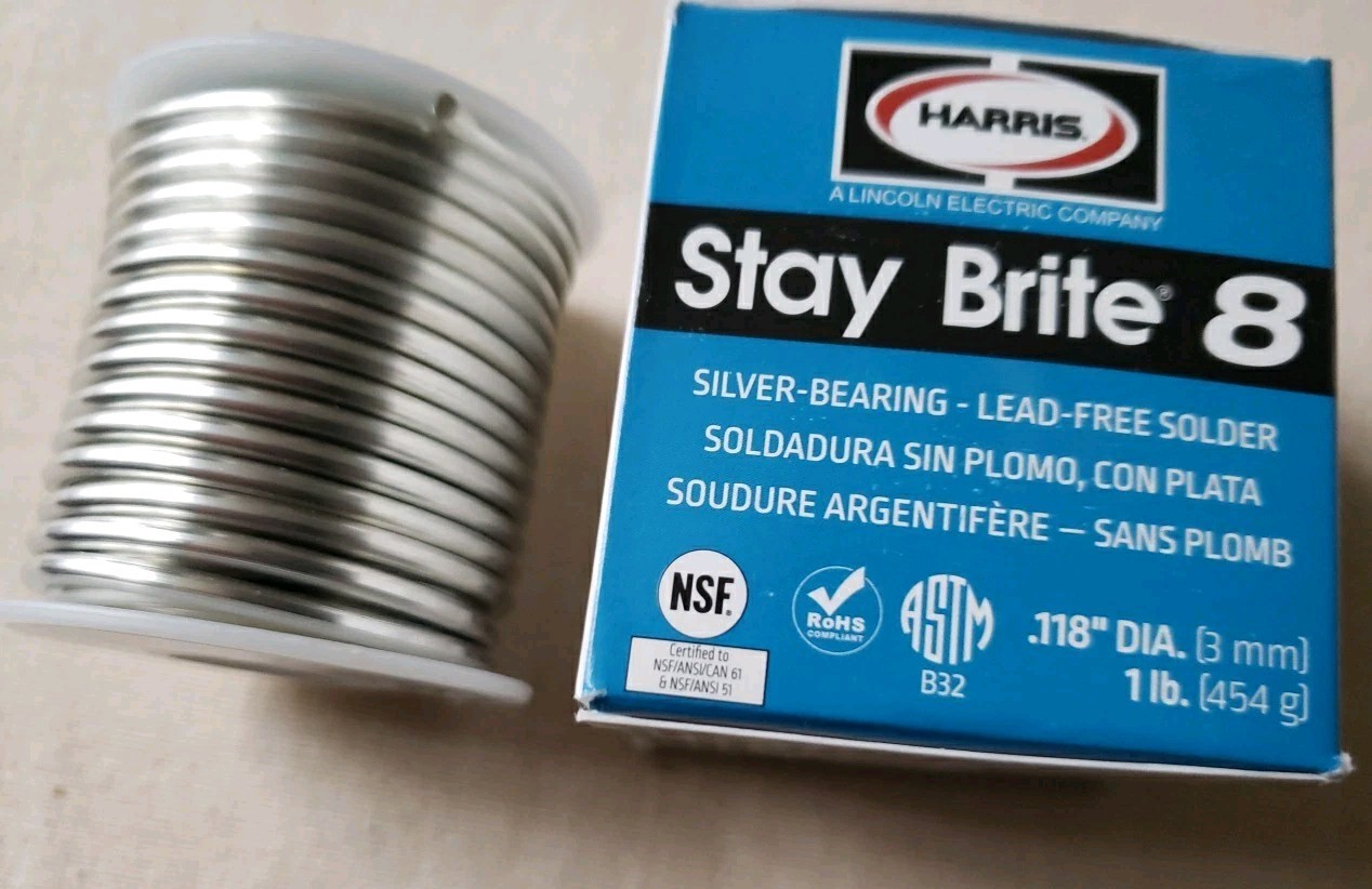 Stay-Brite #8 1/8″ x 1 Lb. Silver Solder SB861