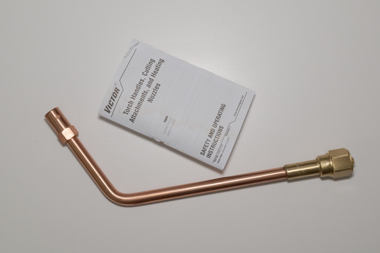 ESAB Victor 8-MFA Heating Nozzle 0323-0252 Torch Tip Copper Brass w/ Box Manual
