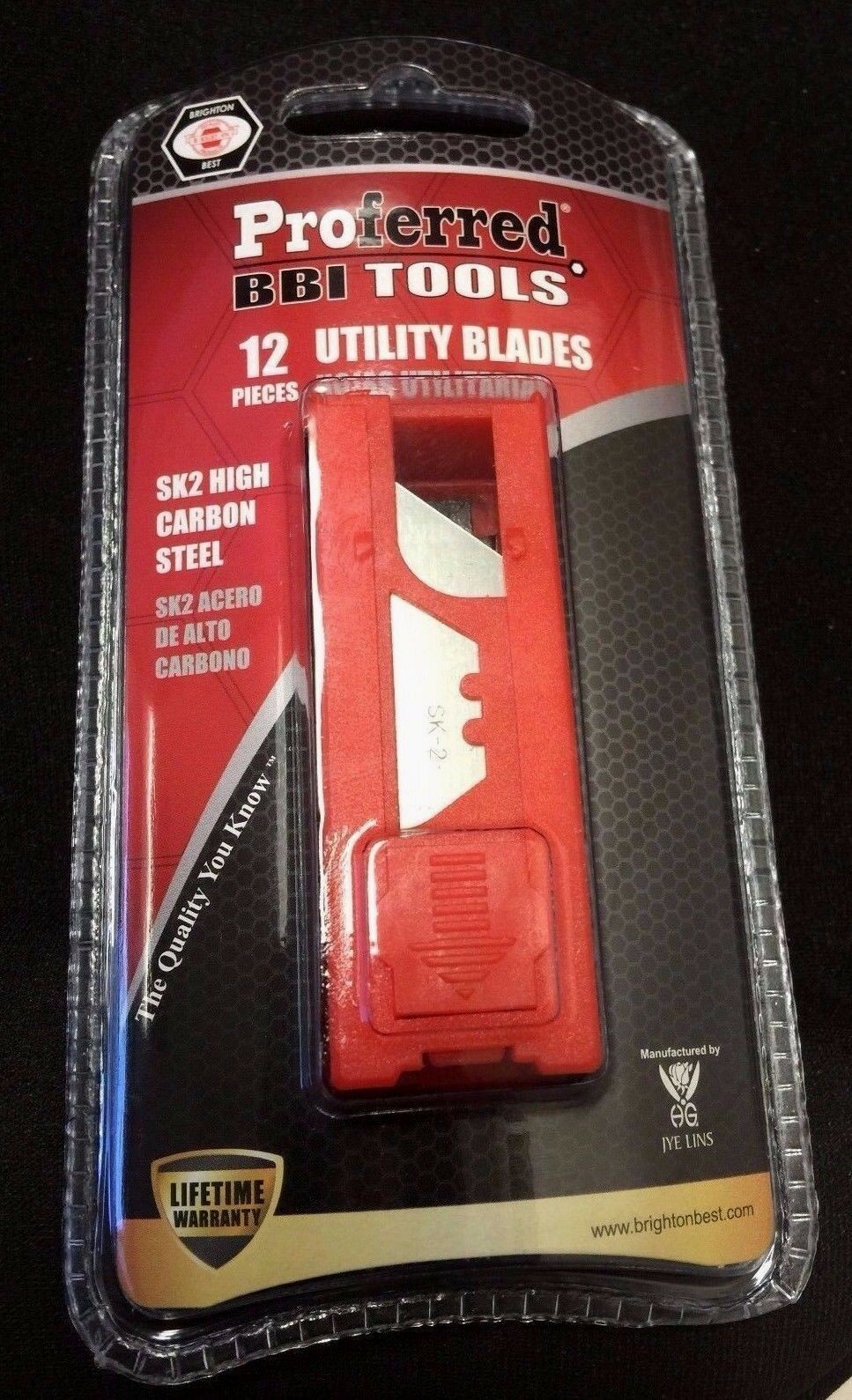 70 X 25 X 22MM Proferrered Utility Blades 12 Pack