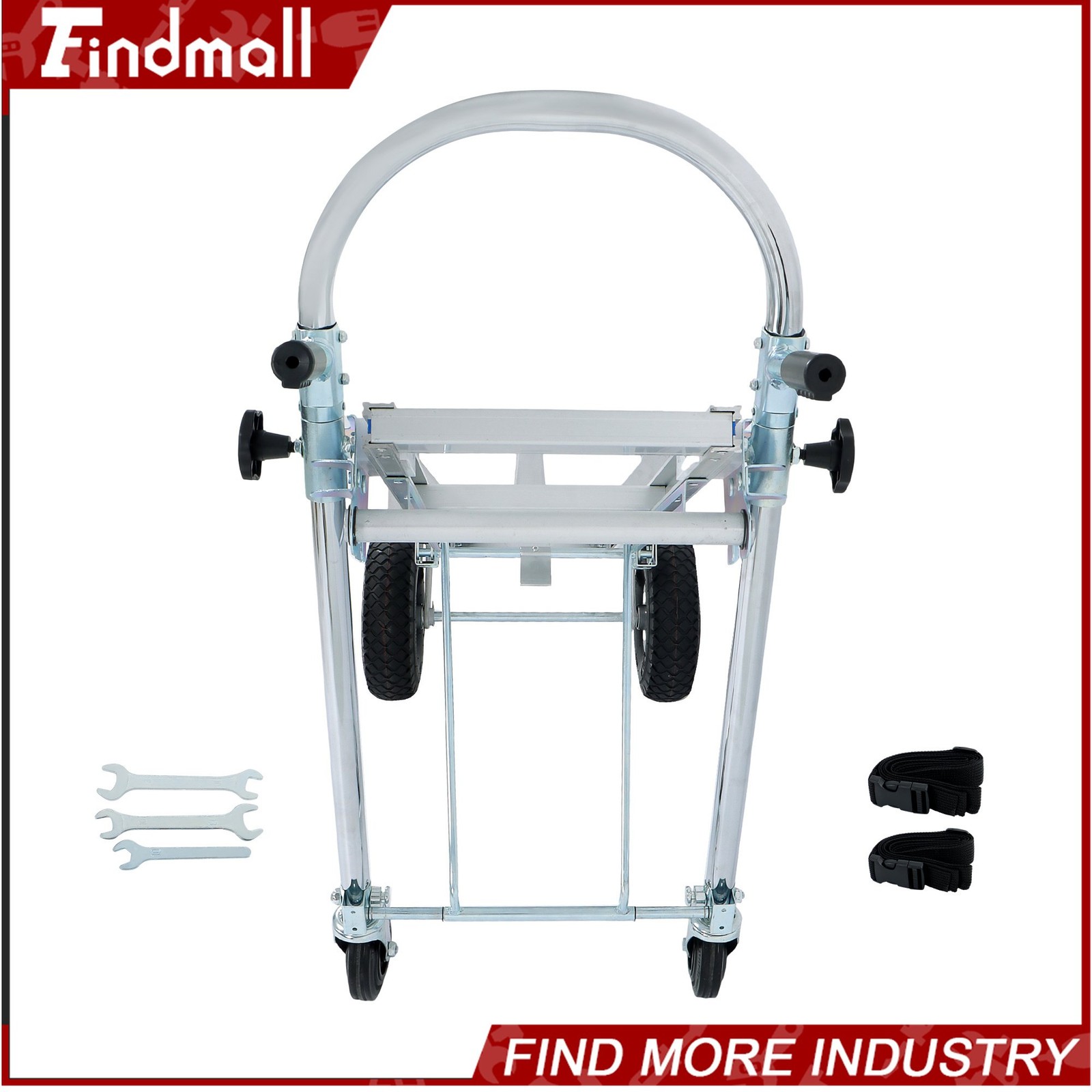 Findmall 3 In 1 Hand Truck Aluminum Convertible Hand Trucks Large 1000 Lbs