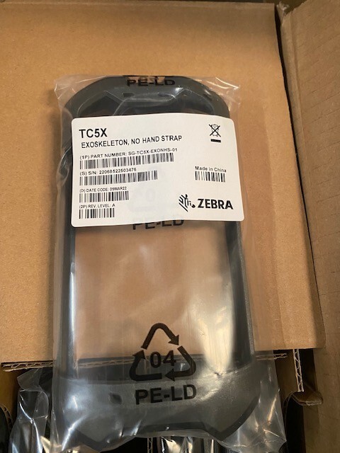 Zebra Exoskeleton, No Hand Strap SG-TC5X-EXONHS-01 Sealed, SAM (NEW)