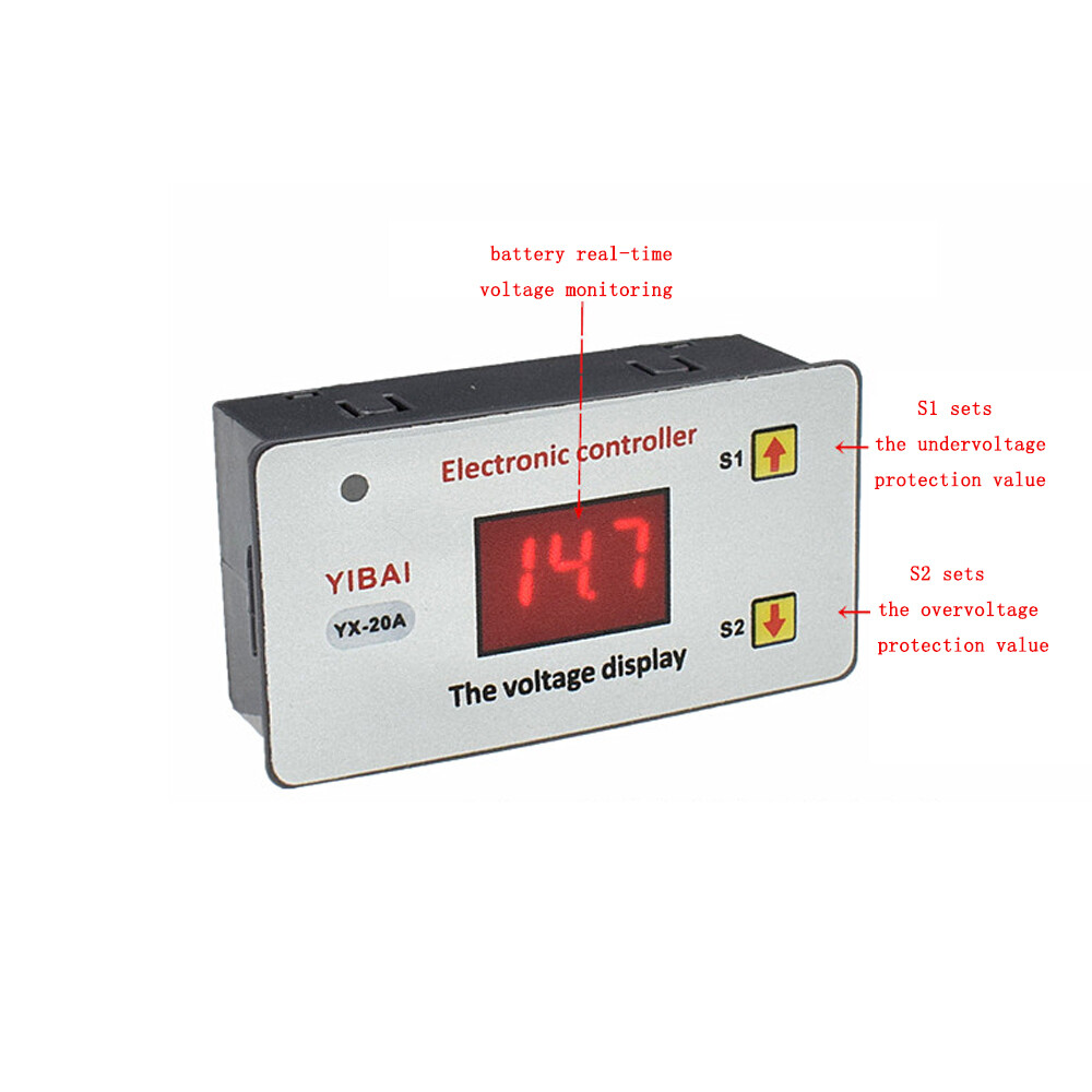 12V Battery Low Voltage Cut Off Switch Under Voltage Controller Protect Module