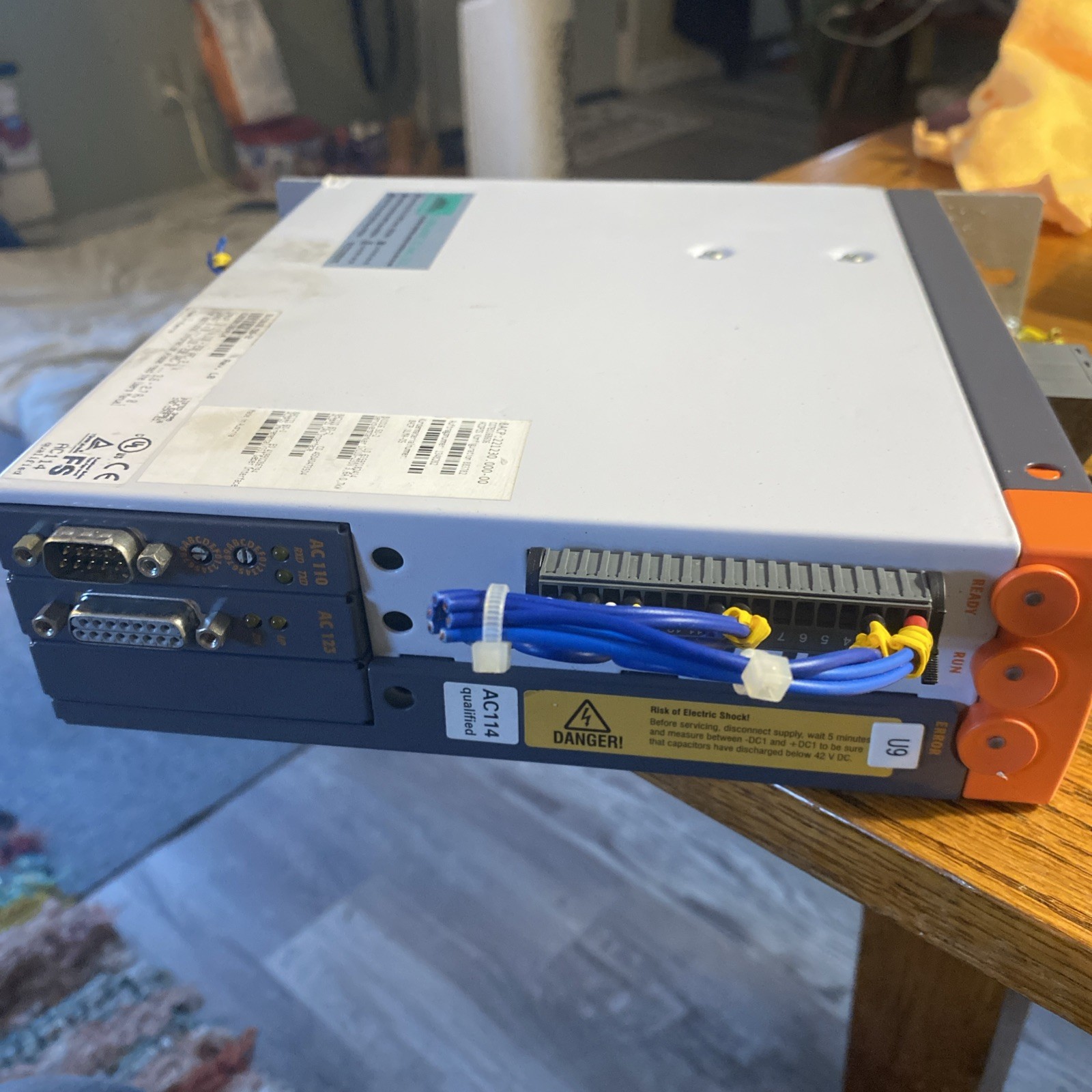 B&R ACOPOS 1016, Servo Driver, 8V1016.50-2 Rev. L0 w/ AC114, AC122, AC130 USED