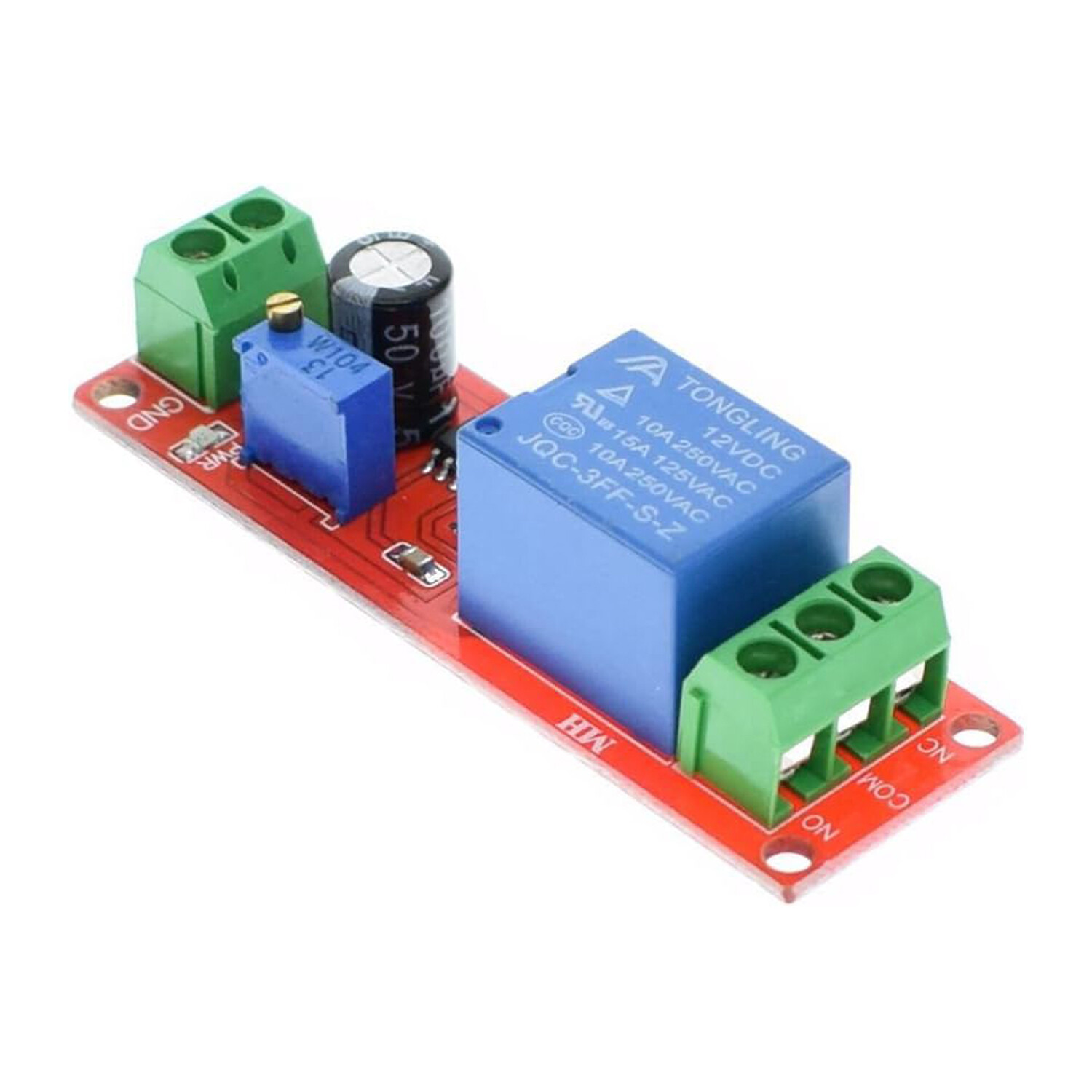 10pcs DC 12V Delay Relay Shield NE555 Timer Switch Adjustable Module US Stock