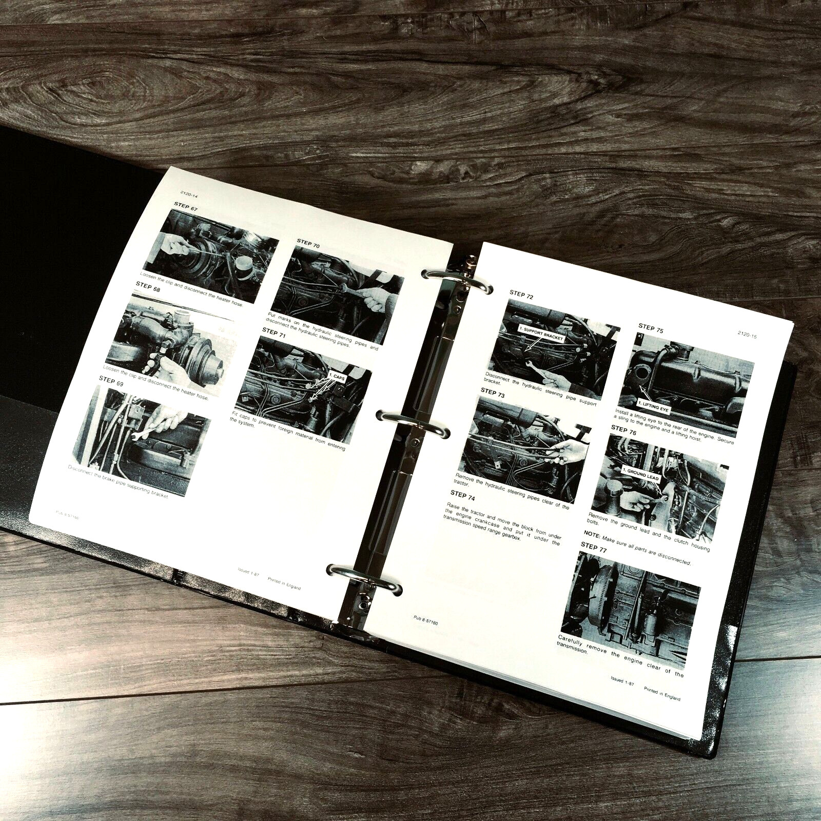 Case Ih International 885 895 995 Tractor Service Manual Repair Overhaul Binder