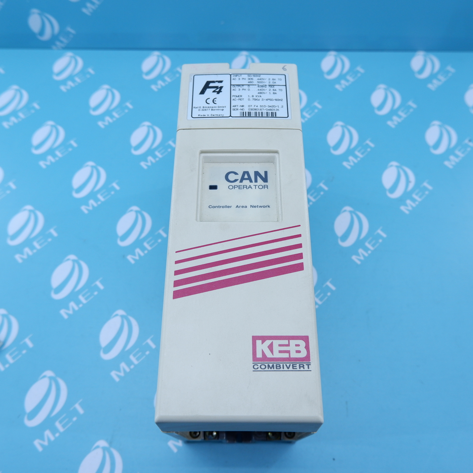 KEB 07.F4.S1D-3420/1.2 07.F4.S1D-3420 V1.2 combivert inverter 07F4S1D342012 07F4