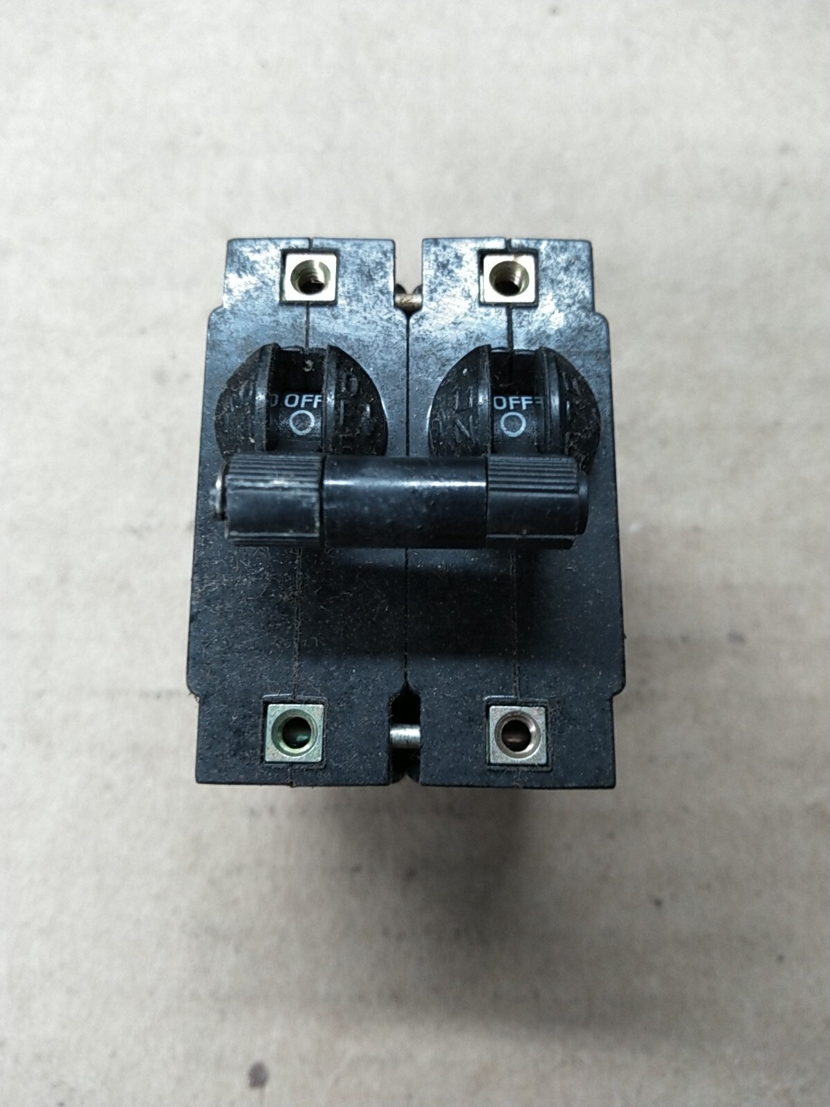 Airpax IAGH11-1-63-10.0-01 Circuit Breaker 2-Pole 10 Amp, 250VAC Max