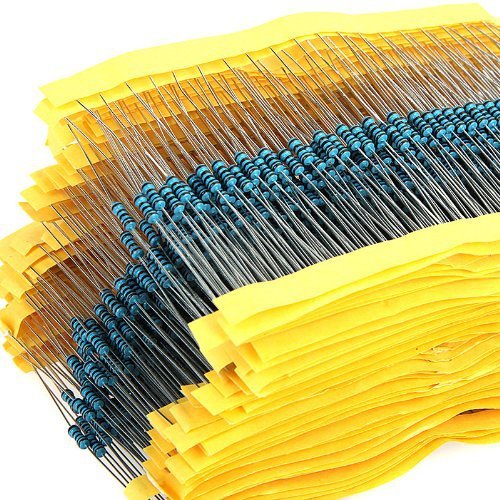 200Pcs 1/4W 0.25W Metal Film Resistor ±1% 1K -910K Ω Ohm 1 K – 910 K