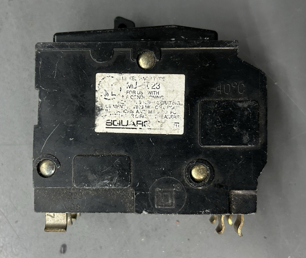 Lot of 5 Square D QO260 60 Amp 2-Pole Circuit Breaker 120/240V QO Visi-Trip Used