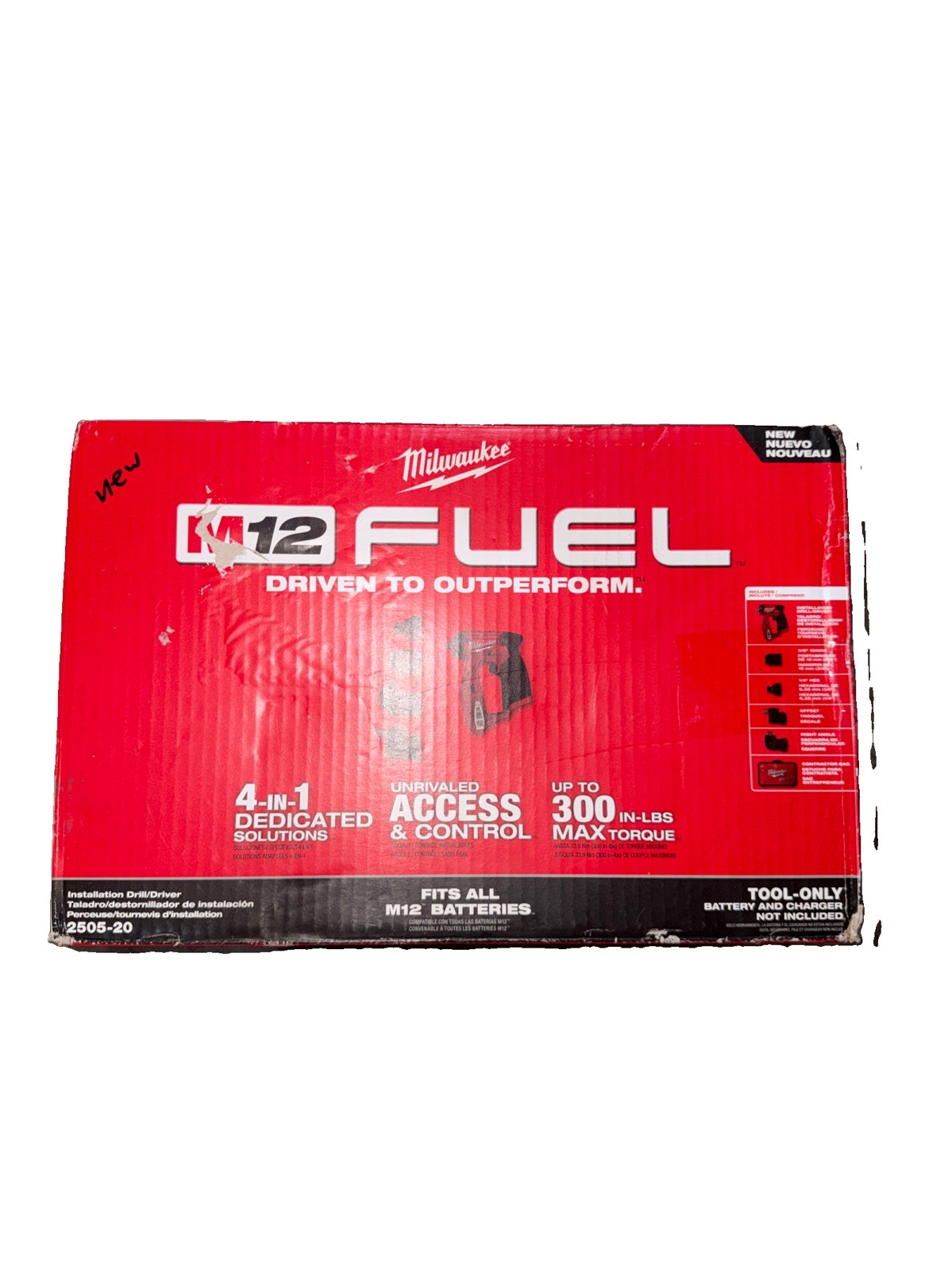 Milwaukee 2505-20 M12 FUEL Installation Drill/Driver (Tool-Only)