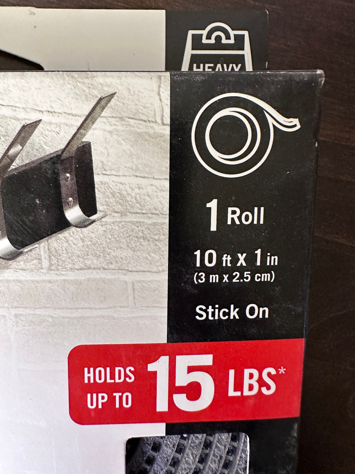 VELCRO Extreme Outdoor Strong Fastener Sticky Back Tape Roll 10Ft Gray BRAND-NEW