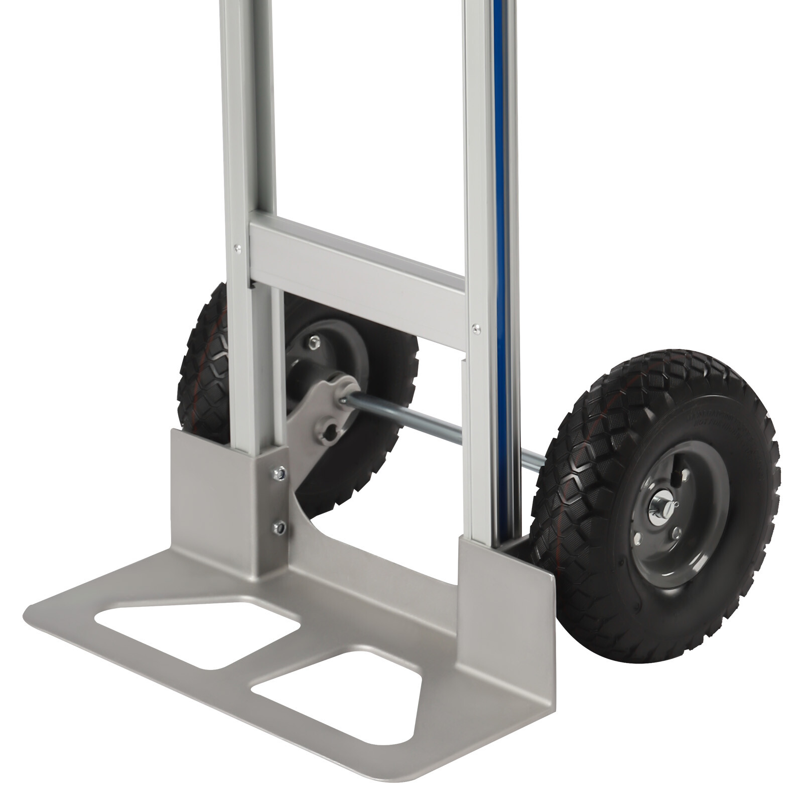 Aluminum Alloy Hand Truck Cart Heavy Duty Dolly with Rubber Wheels 440lbs/500lbs