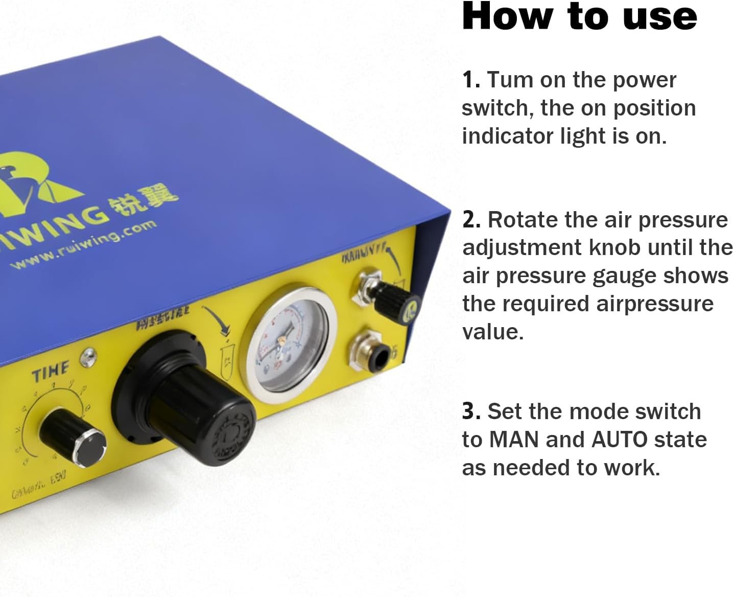 982A Auto Glue Dispenser AC 110V Automatic/Semi-Automatic Solder Paste Liquid